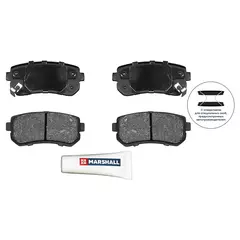 Тормозные колодки дисковые задние Hyundai Creta 16- (!с отверстием под пружины) ; кросс-номер TRW GDB3641; OEM 583021KA30; 58302M0A00; 58302M0A10