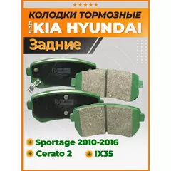 Тормозные колодки PARAUT K282204Y Задние