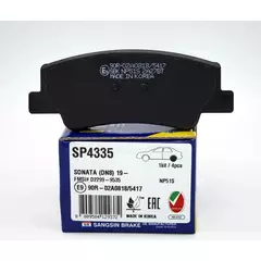 Колодки тормозные задние SANGSIN Hi-Q SP4335 Hyundai Sonata, K5