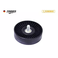 Ролик ремня поликлинового, обводной Zommer Z_252862B000 для Hyindai Solaris , Kia Rio - ZOMMER арт. Hyundai/Kia 25286-2B010