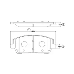 Колодки тормозные дисковые PALISADE 18- GK1409