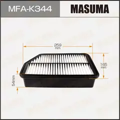 Фильтр воздушный Hyundai ix35 10-, i40 (VF) 11-; Kia Spotrage (SL) 10-, Carens 13- MASUMA MFA-K344