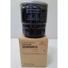 Фильтр масляный для Киа Сид 1.4 л. 2015-2021, Хендай I30 1.4 л. 2015-2020 / арт. 2630003001 / бренд MOBIS