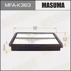 Фильтр воздушный Masuma, MFA-K363
