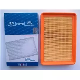 Фильтр воздушный Хендай/Хундай Элантра 2000-2006 (Hyundai Elantra XD), Элантра Тагаз 2003-2008; Киа Церато (Kia Cerato) 2004-2008 2.0 143л.с. (G4GC), Церато 2004-2006 1.6 105л.с. (G4ED)