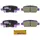 Тормозные колодки задние NIBK PN2466 для а/м Nissan X-Trail, Teana, Tiida, Qashqai, Renault Koleos Тормозные колодки задние NIBK PN2466 для а/м Nissan X-Trail, Teana, Tiida, Qashqai, Renault Koleos