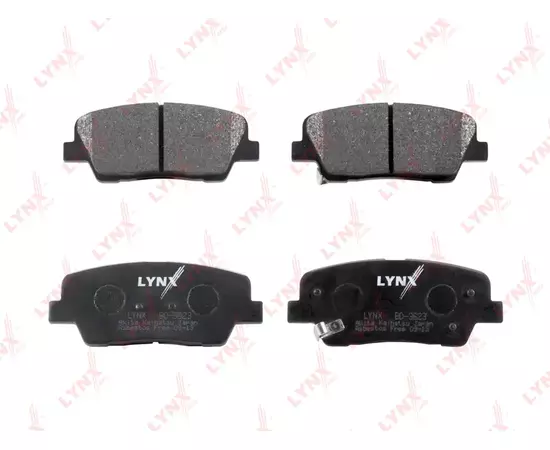 LynxAuto BD3623 Дисковые тормозные колодки, задние Hyundai SANTA FE II (CM) 06-12 / Kia SORENTO II (XM) 09-