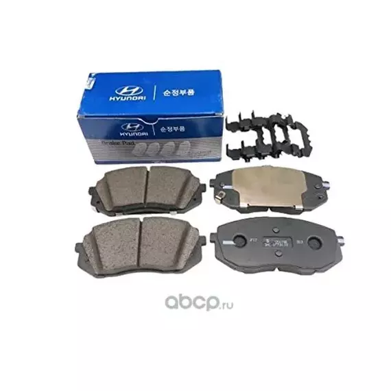 Колодки тормозные Hyundai-KIA 58101AAA00 Внутри, Слева