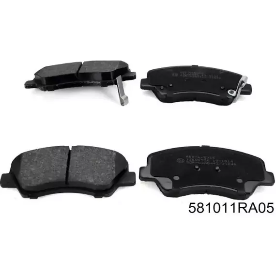 Колодки тормозные Hyundai-KIA 581011RA05 Передние, Внутри