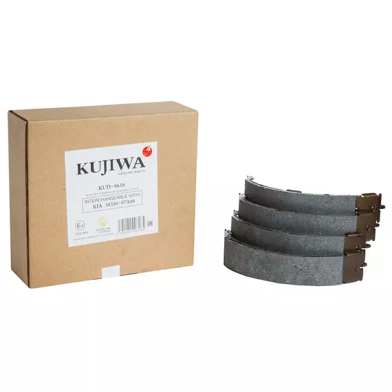 KUJIWA KUD0618 Колодки тормозные KIA PICANTO 1.0-1.1L задние барабанные 5835007A00