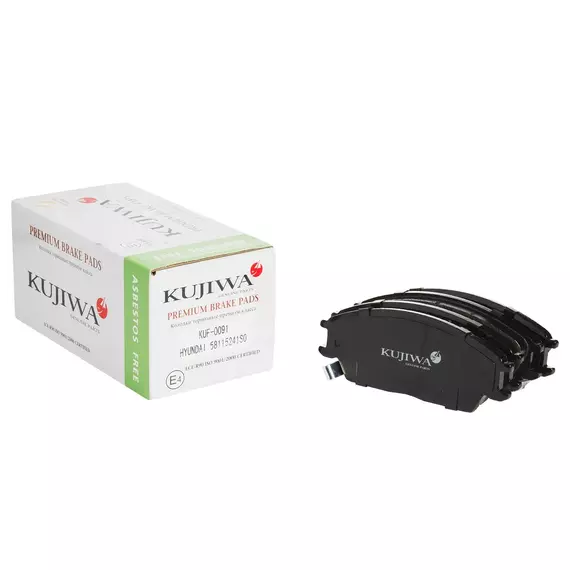 Колодки тормозные на Hyundai Accent (X-3) 94-00, Accent TagAZ (LC) 00-, Getz 02-, передние KUF0091 KUJIWA 5810125A10