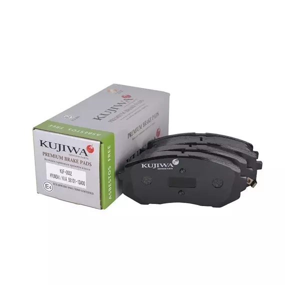 Тормозные колодки Hyundai ix35; Kia Carens II, Seltos (1.6л), Sportage II передние KUF0052 KUJIWA 581011DA00
