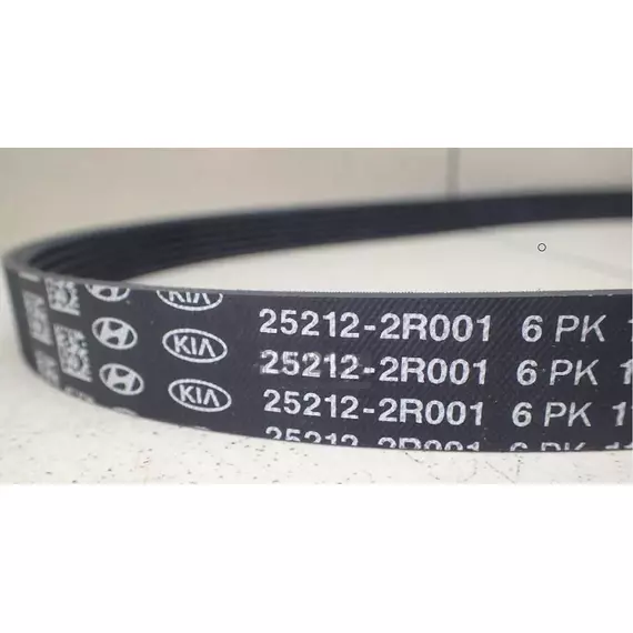 Ремень приводной общий 6PK1165 для Hyundai Santa Fe, Kia Sorento 20-, Sportage 21- / арт. 252122R001 / бренд MOBIS - Hyundai-KIA арт. 252122R001