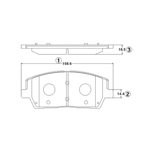Колодки тормозные дисковые PALISADE 18- GK1409