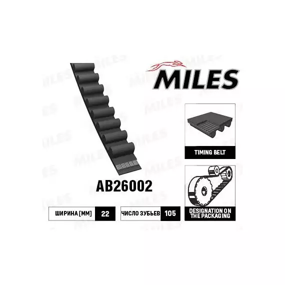 Ремень ГРМ для HYUNDAI ACCENT/VERNA/GETZ/ELANTRA/KIA RIO 1.5/1.6 DOHC(105x22)