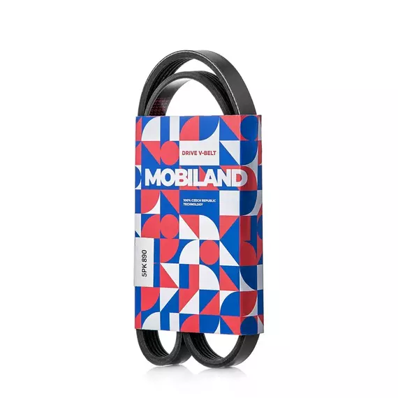 Ремень 5PK890 (EPDM) для а/м KIA RIO IV седан (SC, FB), CEED (CD), CEE'D (JD); HYUNDAI SOLARIS (RB), SOLARIS седан (HCR) - MOBILAND арт. 501250890