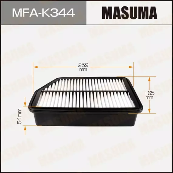 Фильтр воздушный Hyundai ix35 10-, i40 (VF) 11-; Kia Spotrage (SL) 10-, Carens 13- MASUMA MFA-K344