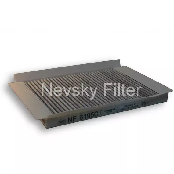 Фильтр салонный НЕВСКИЙ ФИЛЬТР NF6195С угольный KIA Cerato 04- Sorento 09- Carnival 06- Mohave 06- OEM k1231 la298 87902f000a sa1238