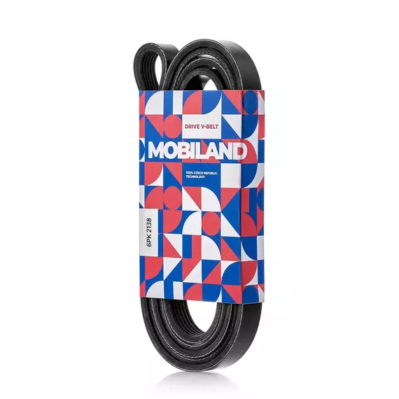 Ремень 6PK2138 (EPDM) для а/м KIA RIO III (UB); HYUNDAI SOLARIS (RB) - MOBILAND арт. 501262138