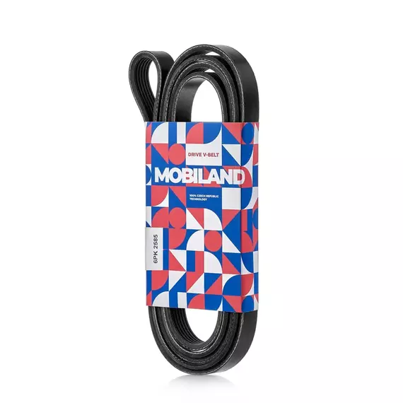 Ремень 6PK2585 (EPDM) для а/м HYUNDAI SONATA V (NF), SONATA VI (YF) - MOBILAND арт. 501262585