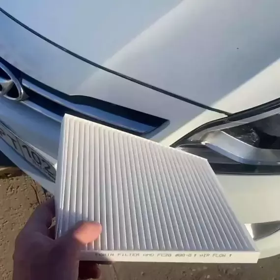 Фильтр салонный (Корея) Hyundai Tucson (JM) Хендай Туссан Hyundai i40 Hyundai Veloster Хендай Велостер/Киа Рио 1 Киа Рио 2 Киа Спортейдж Kia Cerato 2 Киа Церато 2/Jac J7, AMD.FC28,ОЕМ 971332E200