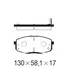 Колодки тормозные Hyundai-KIA 581011HA10