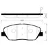 Колодки тормозные передние Hyundai Santa Fe 2, Kia Sorento XM 09-, Mohave Hsb hp1042.
