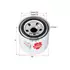 Фильтр масляный SAKURA C10026 HYUNDAI Santa Fee, KIA MOTORS Carens, Sorento, Sportage, OP 617/1,W 8017