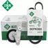 Ремень генератора VAG Skoda Volkswagen Seat 1.6 и обводной ролик 6EPK989, 537 0068 10, 531 0871 10, 04C 145 299 B, 04C 260 849 E - INA арт. 529106450